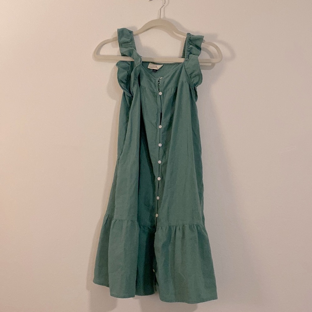 Flutter Sleeve Dress, XS